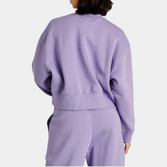 ADIDAS ORIGINALS WOMEN'S SWEATSHIRT MAGIC LILAC US S 8-10 - Picture 5 of 10